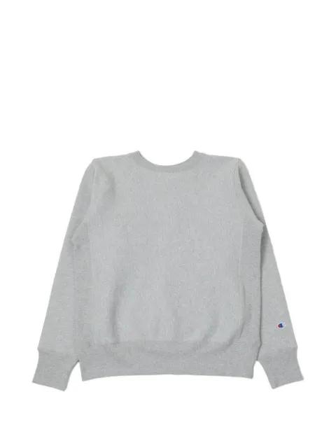 embroidered-logo crew-neck sweater by CHAMPION