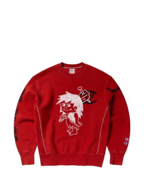 graphic-print sweatshirt by CHAMPION