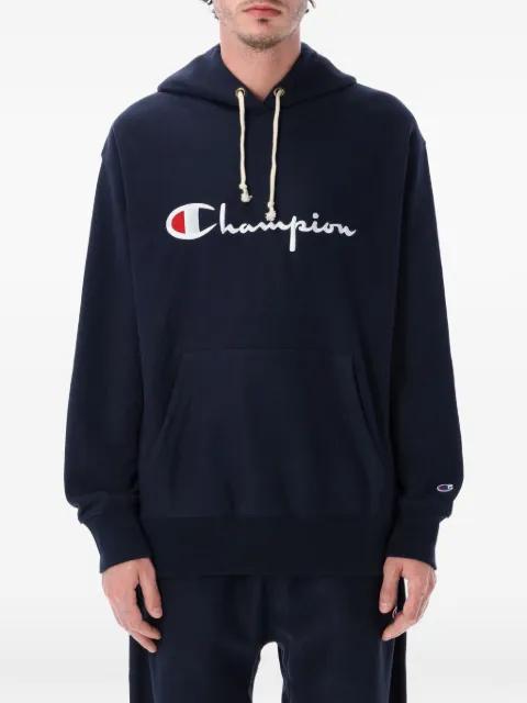 logo-embroidered hoodie by CHAMPION