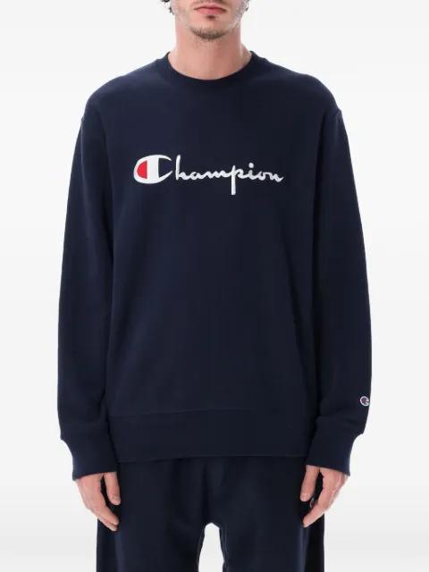 logo-embroidered sweater by CHAMPION