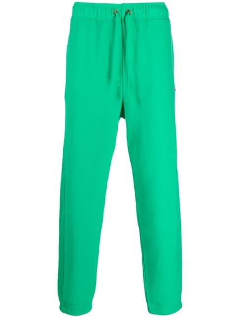 logo-patch cotton-blend track pants by CHAMPION