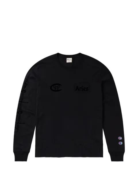 x Aries graphic-print sweatshirt by CHAMPION