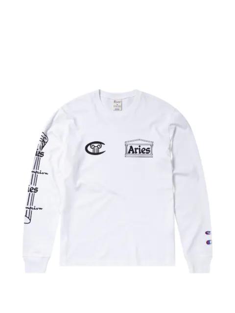 x Aries logo-print sweatshirt by CHAMPION