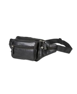 Genuine Leather Waist Pack by CHAMPS