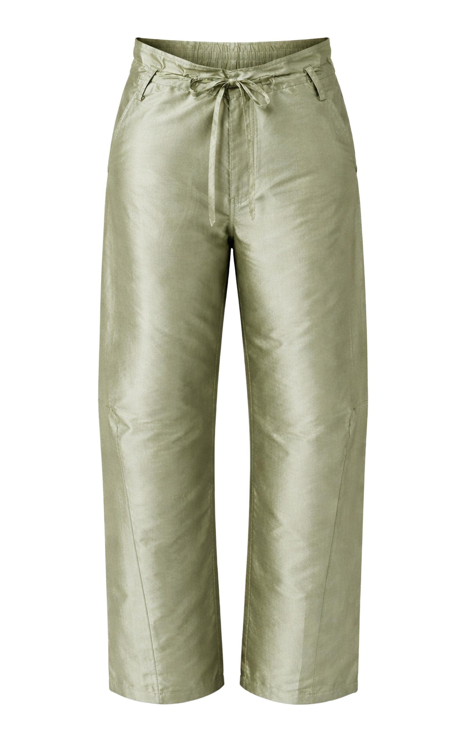 Chan Luu Techno Taffeta Barrel Pants - Moda Operandi by CHAN LUU