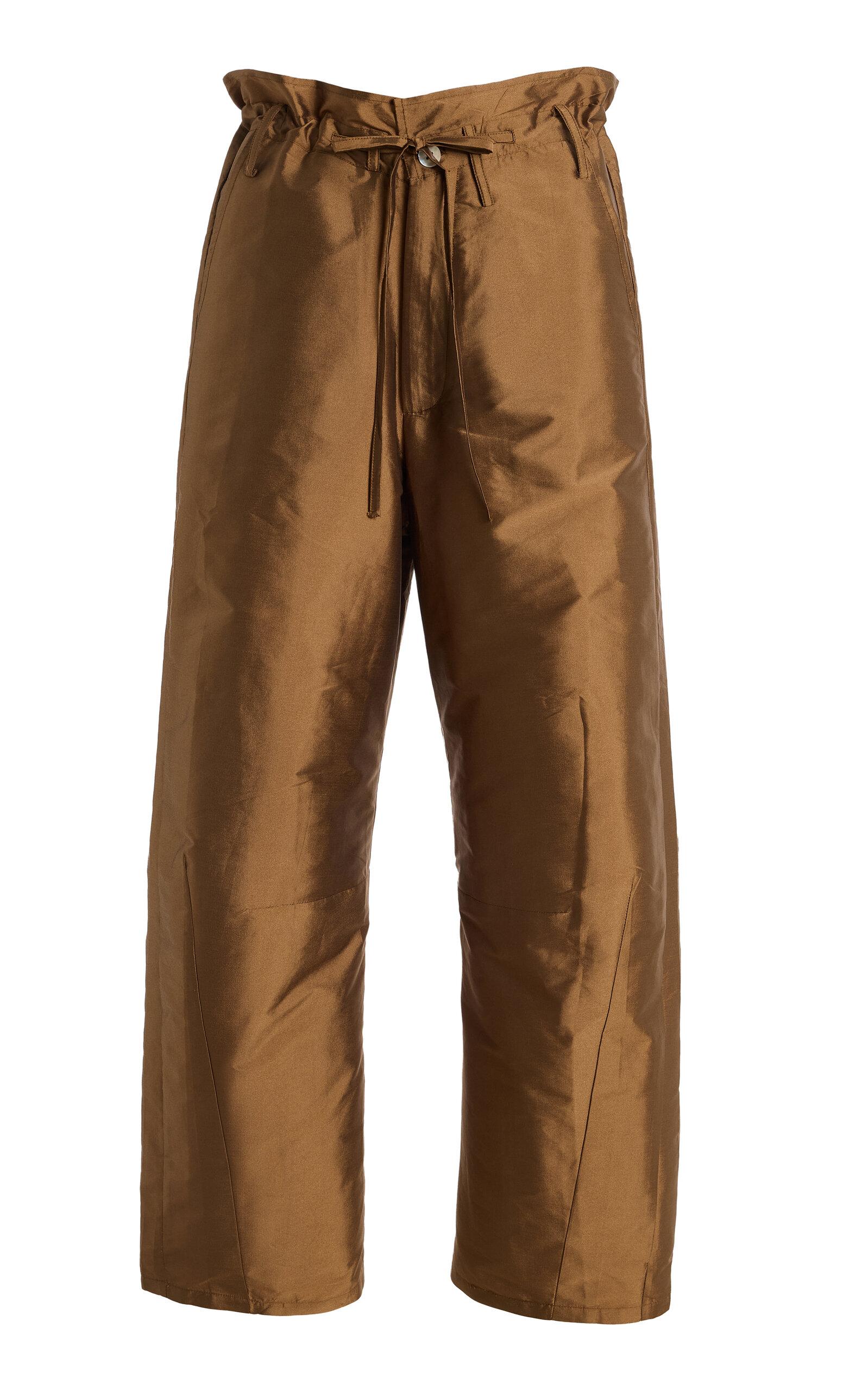 Chan Luu Techno Taffeta Barrel Pants - Moda Operandi by CHAN LUU