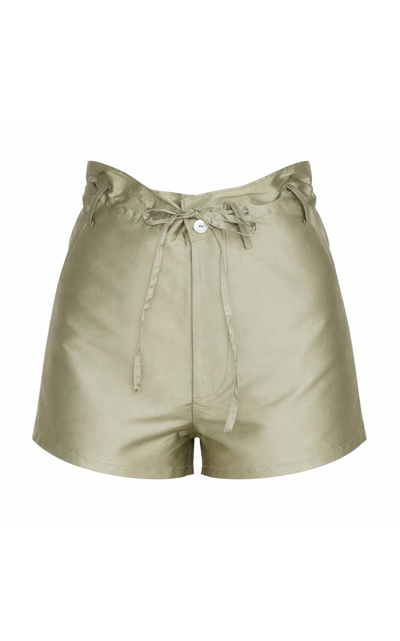 Chan Luu Techno Taffeta Shorts - Moda Operandi by CHAN LUU