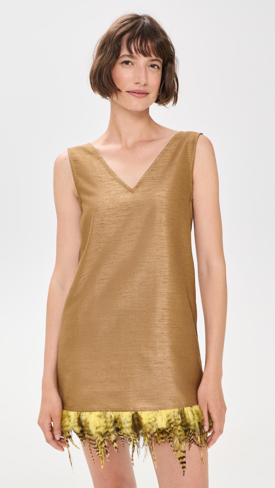 Exaggerated Dupion Tank by CHAN LUU