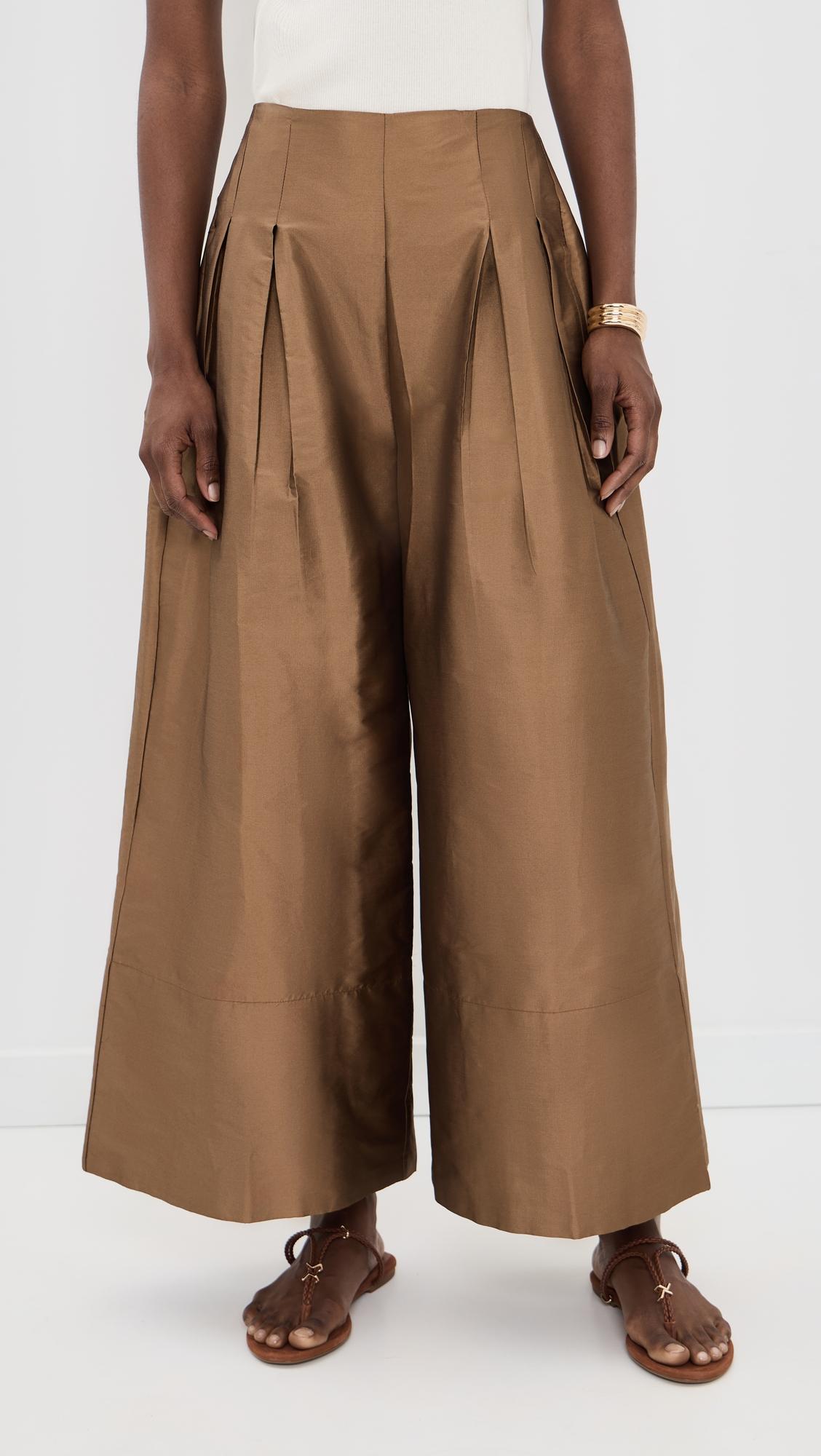 Techno Taffeta Trousers by CHAN LUU