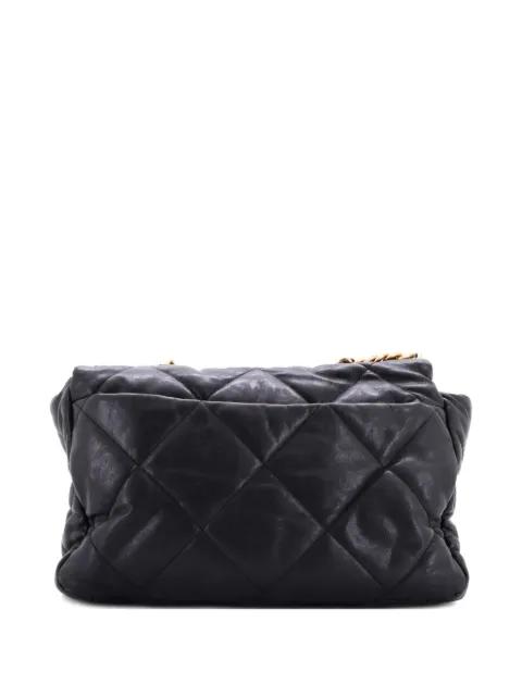 19 Flap Bag Quilted Leather Maxi crossbody bag by CHANEL 