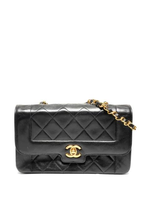 1985-1999 Diana Flap quilted chain shoulder bag by CHANEL 