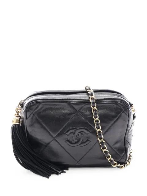 1986-1988 matelassé tassel shoulder bag by CHANEL 