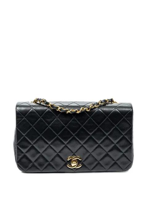 1989-1991 Mademoiselle Full Flap quilted chain shoulder bag by CHANEL 