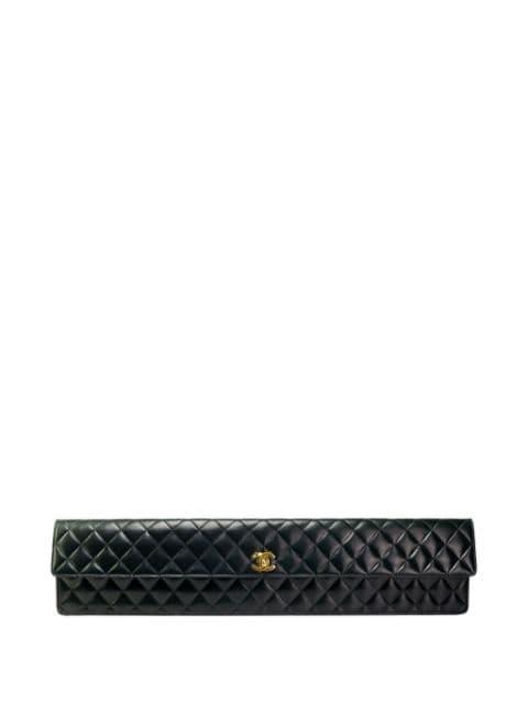 1989 Classic Flap elongated clutch bag by CHANEL 