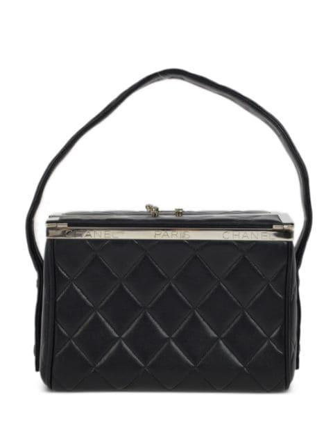 1990-2000s CC diamond-quilted handbag by CHANEL 