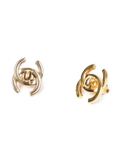 1990 CC clip earrings by CHANEL 