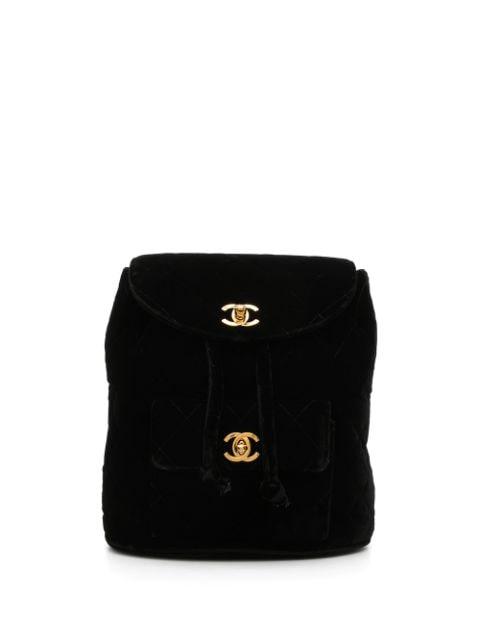 1990 Duma diamond-quilted backpack by CHANEL 