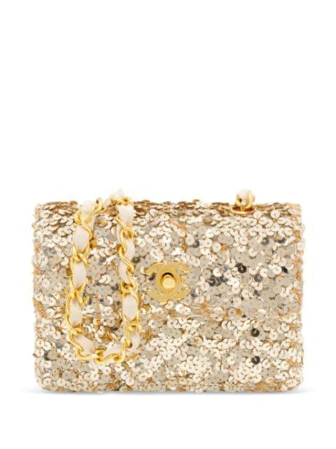 1990 mini Classic Flap shoulder bag by CHANEL 