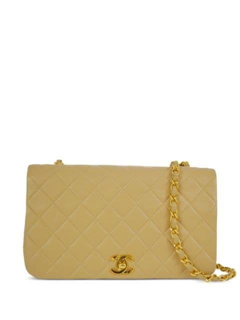 1990 small Full Flap shoulder bag by CHANEL