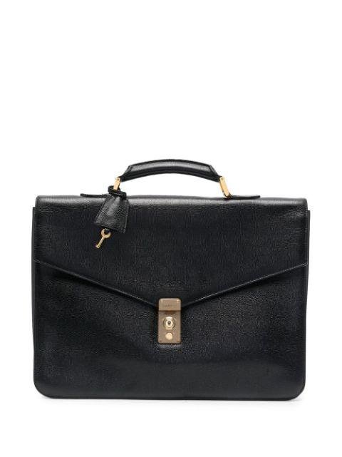 1990s leather top-handle briefcase by CHANEL
