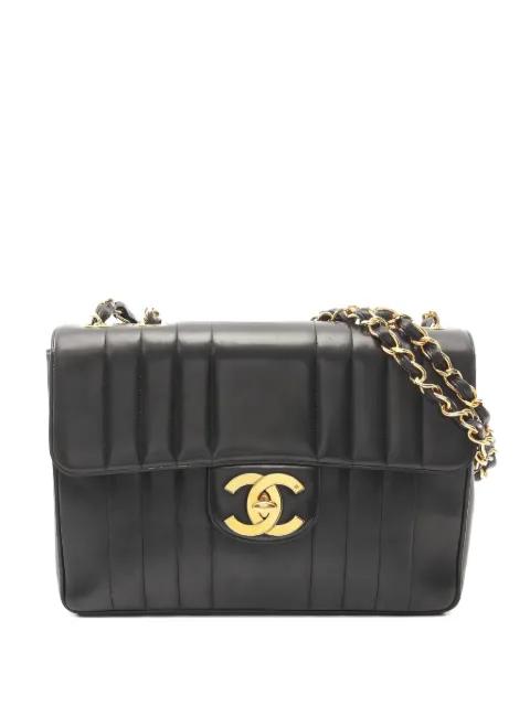 1991-1994 Big Mademoiselle coco mark shoulder bag by CHANEL 
