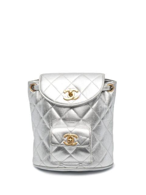 1991-1994 CC Turn-lock backpack by CHANEL 