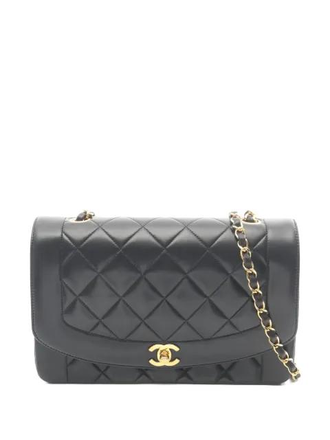 1991-1994 Diana chain-strap quilted shoulder bag by CHANEL 