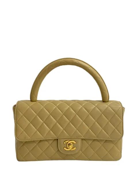 1991-1994 Lambskin Parent Child Kelly Set Top Handle Bag handbag by CHANEL 1991-1994 Lambskin Parent Child Kelly Set Top Handle Bag handbag by CHANEL