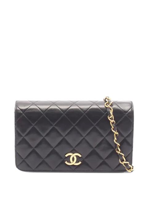 1991-1994 Mini CC Quilted Lambskin Full Flap crossbody bag by CHANEL 1991-1994 Mini CC Quilted Lambskin Full Flap crossbody bag by CHANEL