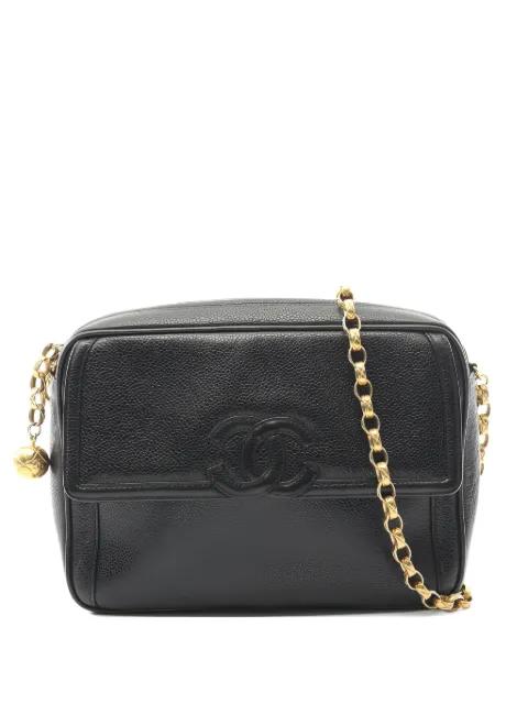 1991-1994 coco mark chain-strap shoulder bag by CHANEL 