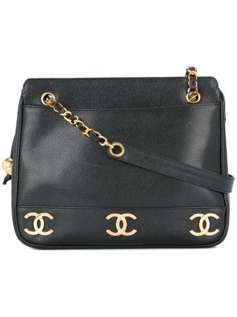 1991-1994 logo chain shoulder bag by CHANEL 