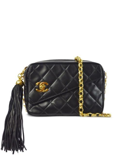 1992 CC diamond-quilted shoulder bag by CHANEL 