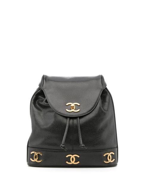 1992 Triple CC flap backpack by CHANEL 