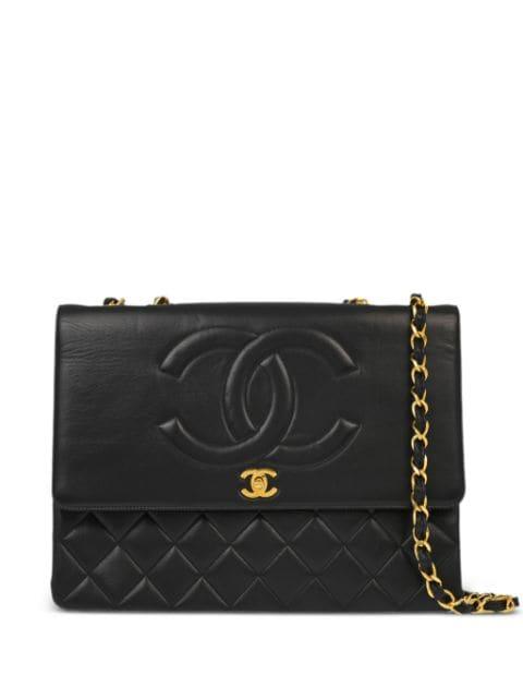 1992 maxi Classic Flap shoulder bag by CHANEL 