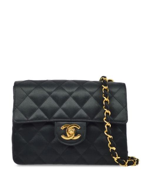 1992 mini square Classic Flap shoulder bag by CHANEL 