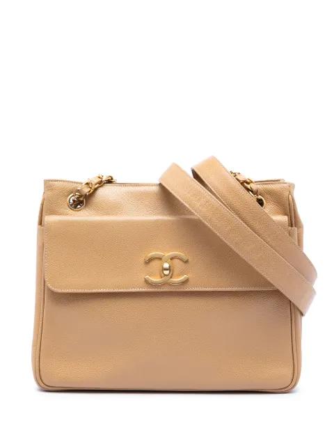 1994-1996 CC Caviar Front Pocket Chain shoulder bag by CHANEL 