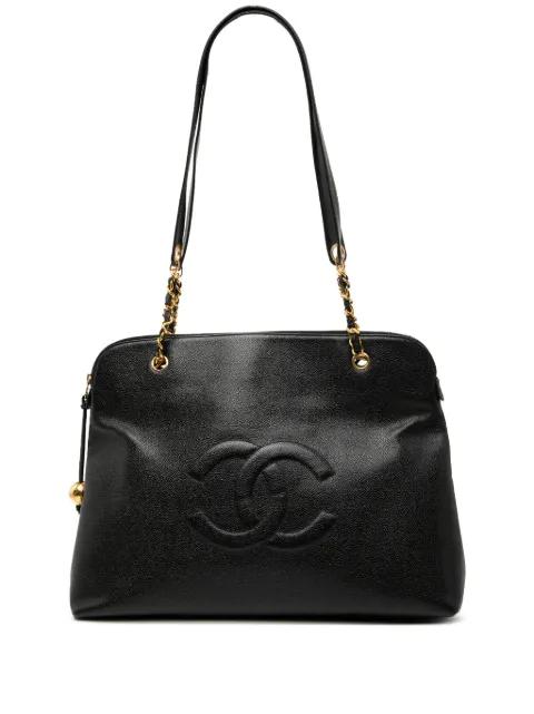 1994-1996 CC Caviar shoulder bag by CHANEL 