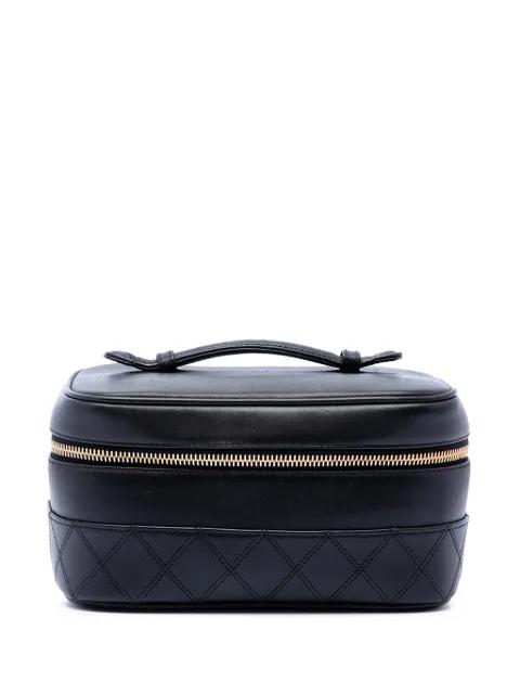 1994-1996 CC Quilted Lambskin Case vanity bag by CHANEL 