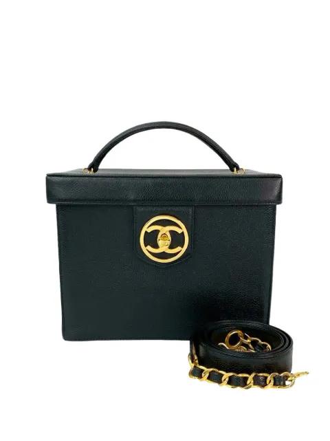 1994-1996 Caviar CC Turnlock Vanity Bag satchel by CHANEL 
