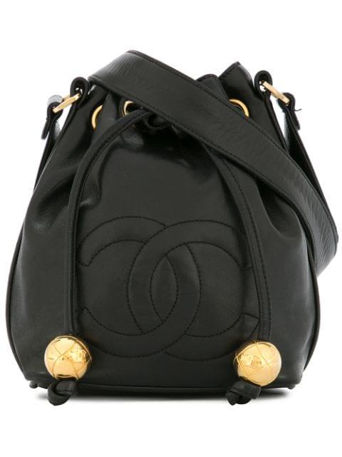 1994-1996 Drawstring Chain Mini Shoulder Bag by CHANEL 