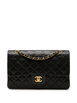 1994-1996 Medium Classic Lambskin Double Flap shoulder bag by CHANEL 