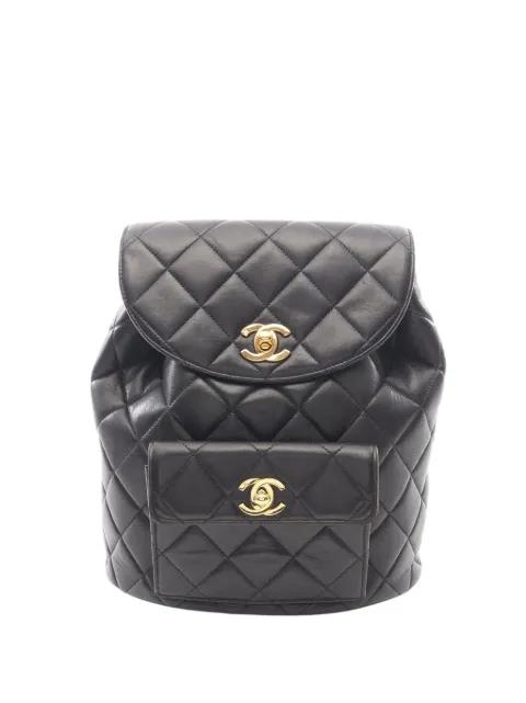 1994-1996 Medium Quilted Lambskin Duma backpack by CHANEL 