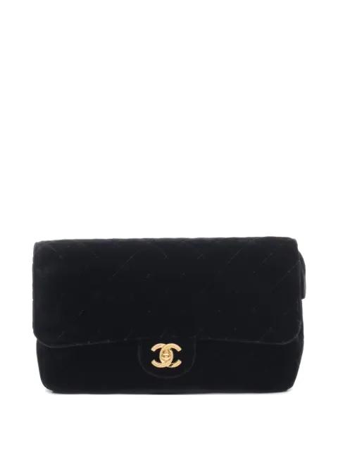 1994-1996 Velvet Flap Matelasse backpack by CHANEL 