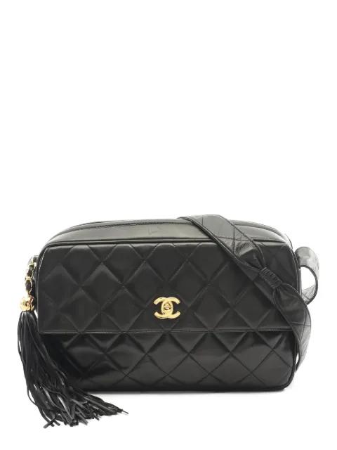 1994-1996 matelasse tassel-detail shoulder bag by CHANEL 