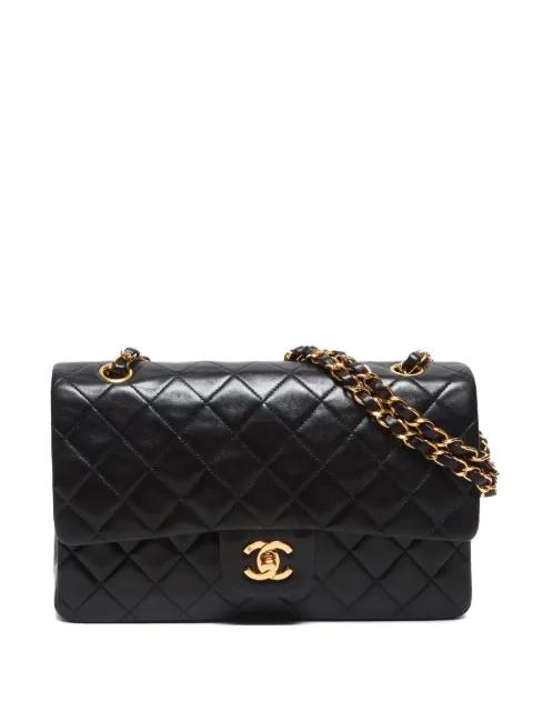 1994-2000 medium Double Flap shoulder bag by CHANEL 