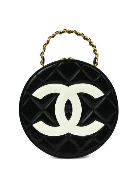 1995 CC matelassé tote bag by CHANEL 