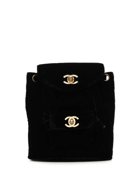 1995 Duma diamond-quilted backpack by CHANEL 