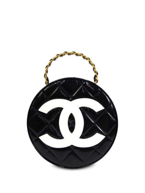 1995 Vanity diamond-quilted tote bag by CHANEL 