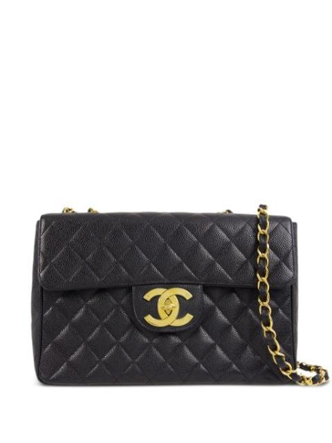 1995 jumbo Classic Flap shoulder bag by CHANEL 