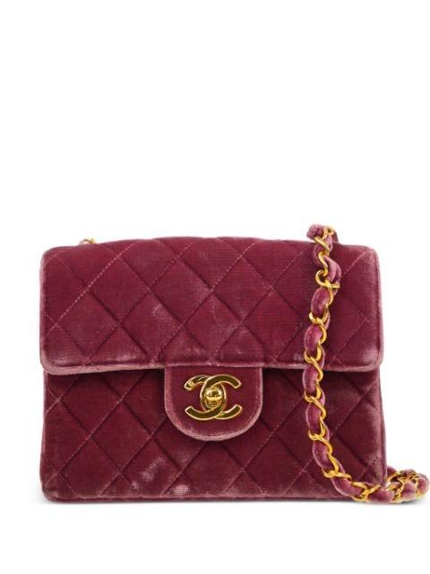 1995 mini square Classic Flap shoulder bag by CHANEL 